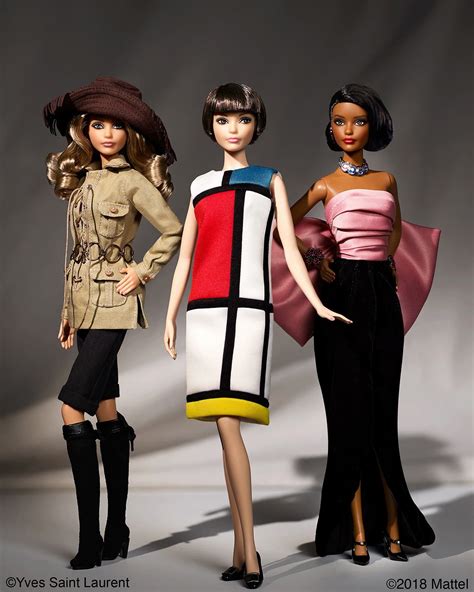 Yves Saint Laurent Barbie dolls 